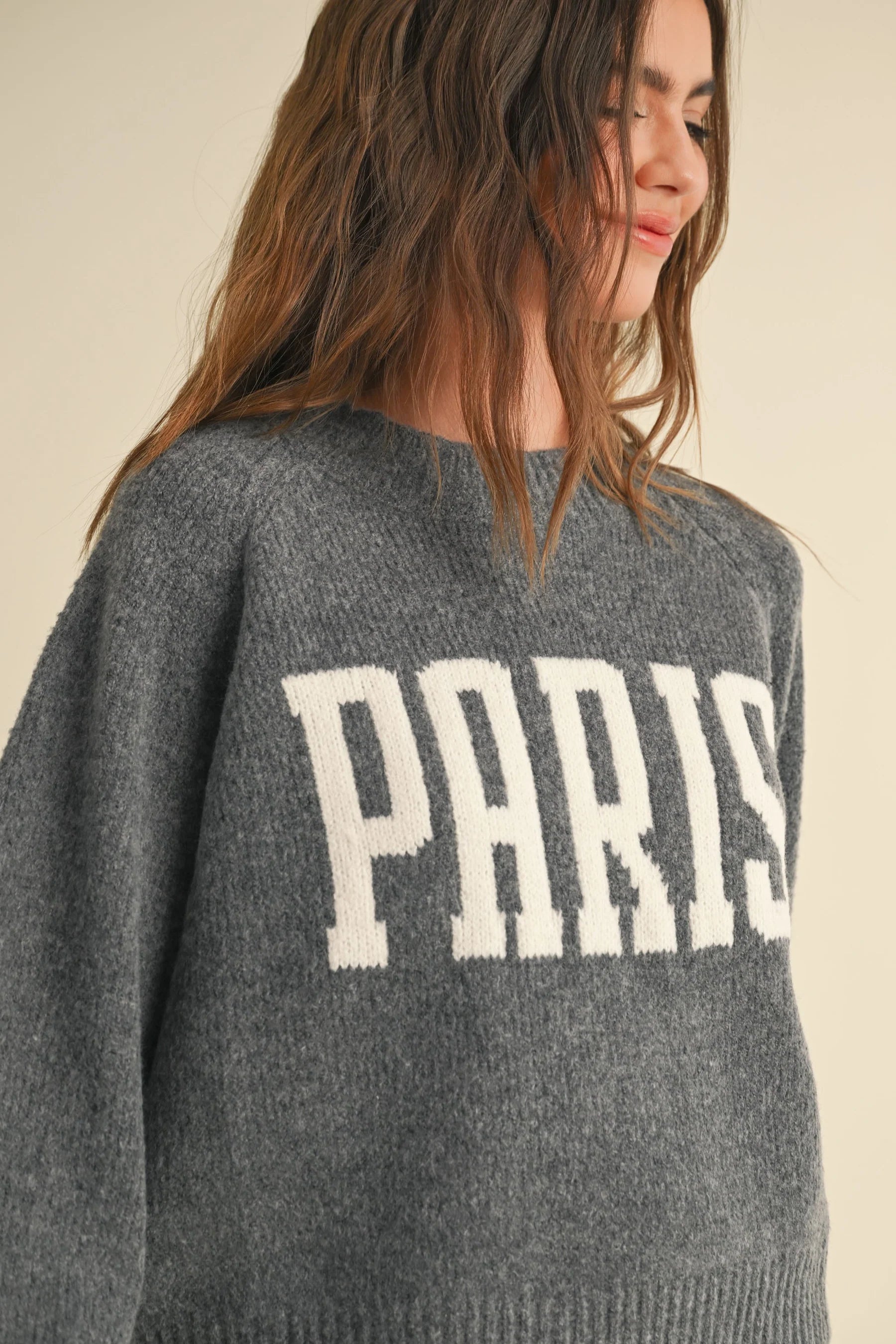 Paris Print Casual Sweater - alldeserved.com