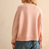 City Print Casual Sweater - Paris Pink