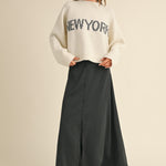 New York Print Casual Sweater - alldeserved.com
