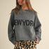 New York Print Casual Sweater - alldeserved.com