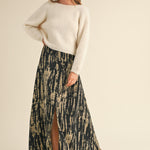 Desert Shadow Slit Skirt - alldeserved.com