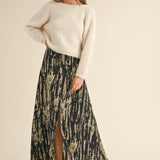 Desert Shadow Slit Skirt - alldeserved.com