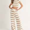 Sweet Talk Striped Sweater Set - alldeserved.com