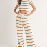 Sweet Talk Striped Sweater Set - alldeserved.com