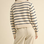 Greta Striped Collar Cardigan - alldeserved.com