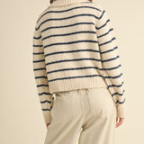 Greta Striped Collar Cardigan - alldeserved.com