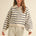 Greta Striped Collar Cardigan - alldeserved.com