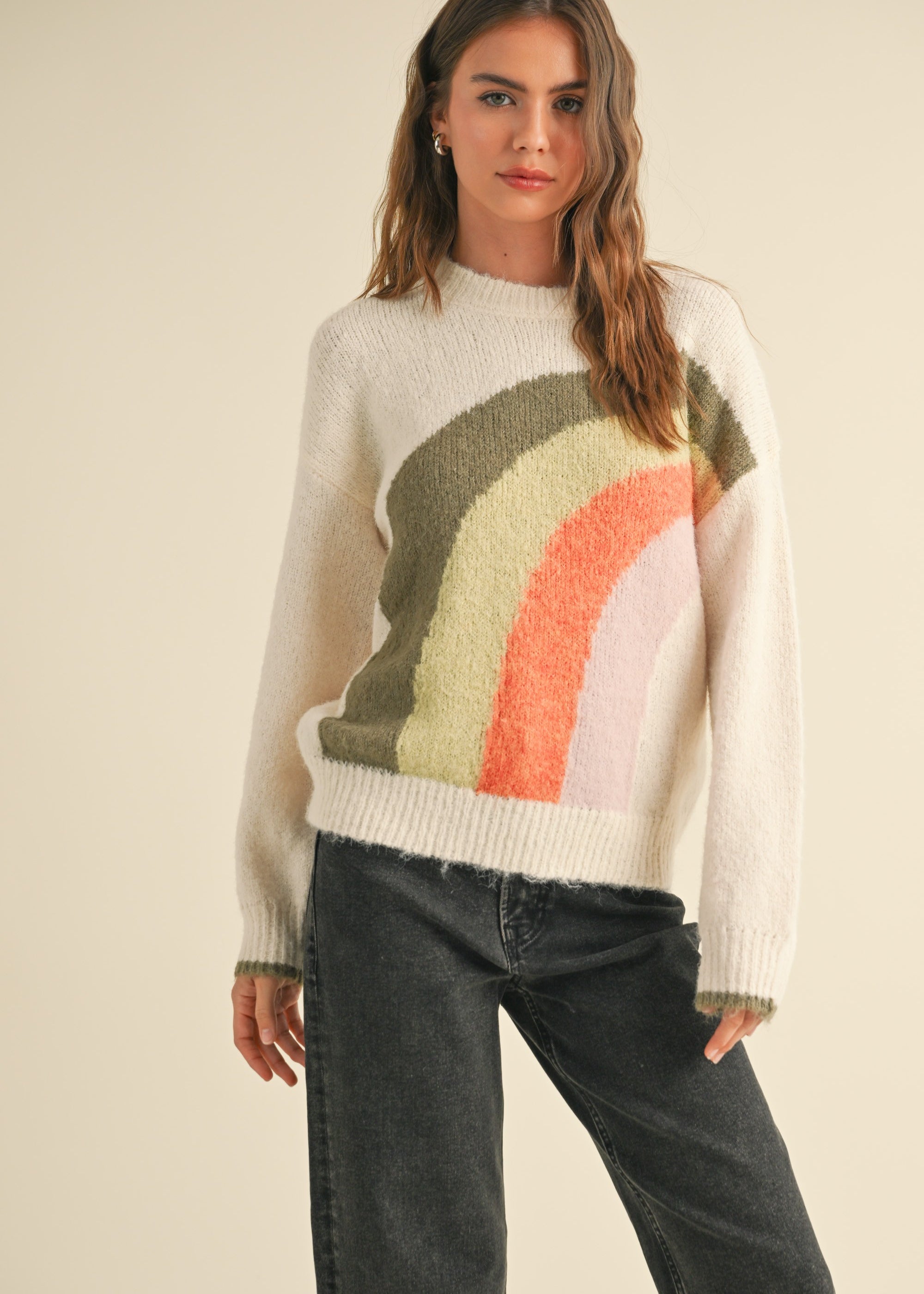 Sunset Vibes Knit Sweater - alldeserved.com