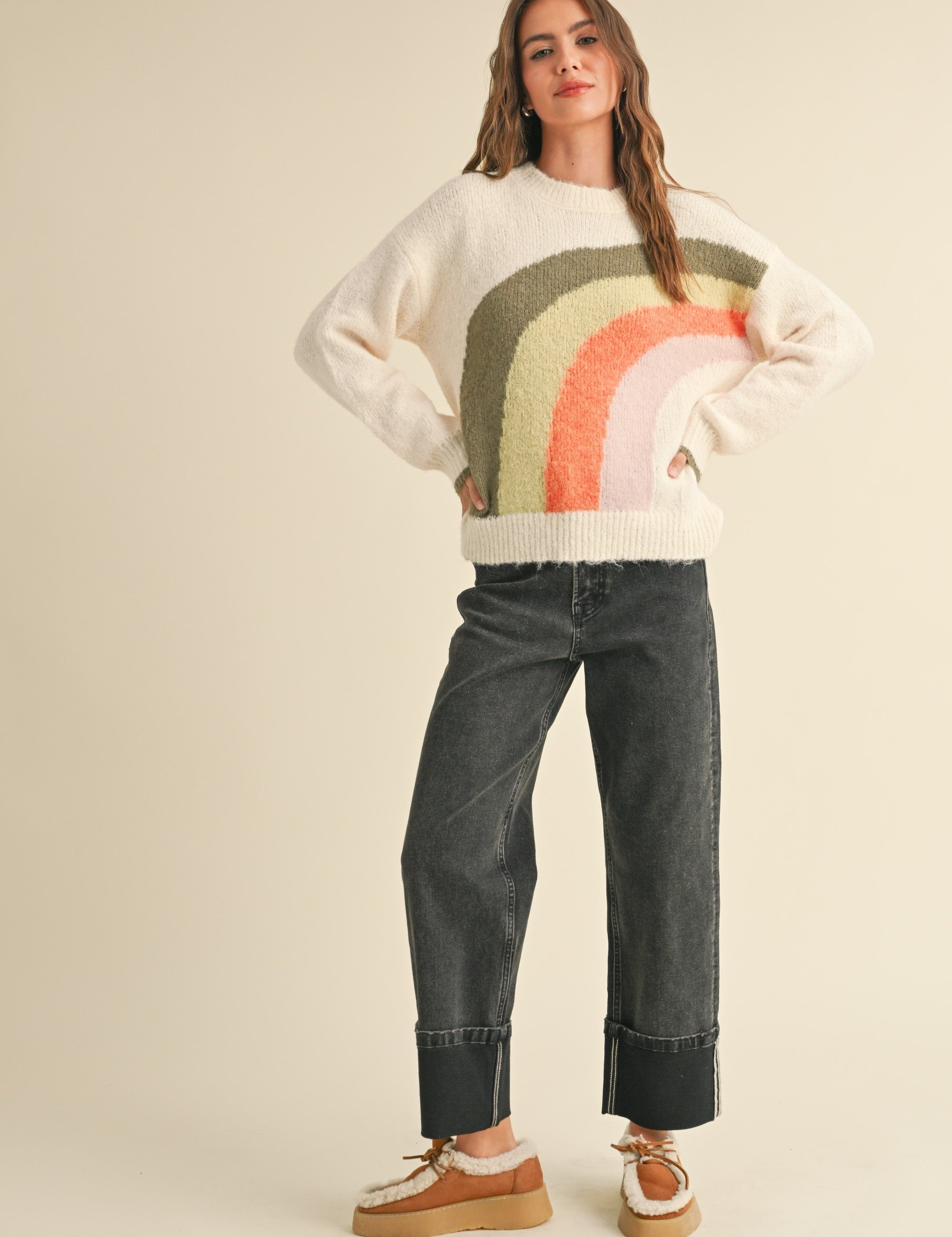 Sunset Vibes Knit Sweater - alldeserved.com