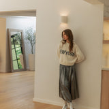 Luna Metallic Midi Skirt - alldeserved.com