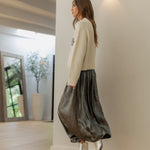 Luna Metallic Midi Skirt - alldeserved.com