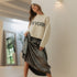 Luna Metallic Midi Skirt - alldeserved.com