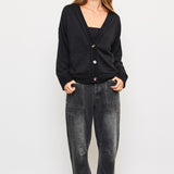 Shon Front Pocket Barrel Jeans - alldeserved.com