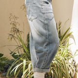 Shon Front Pocket Barrel Jeans - alldeserved.com