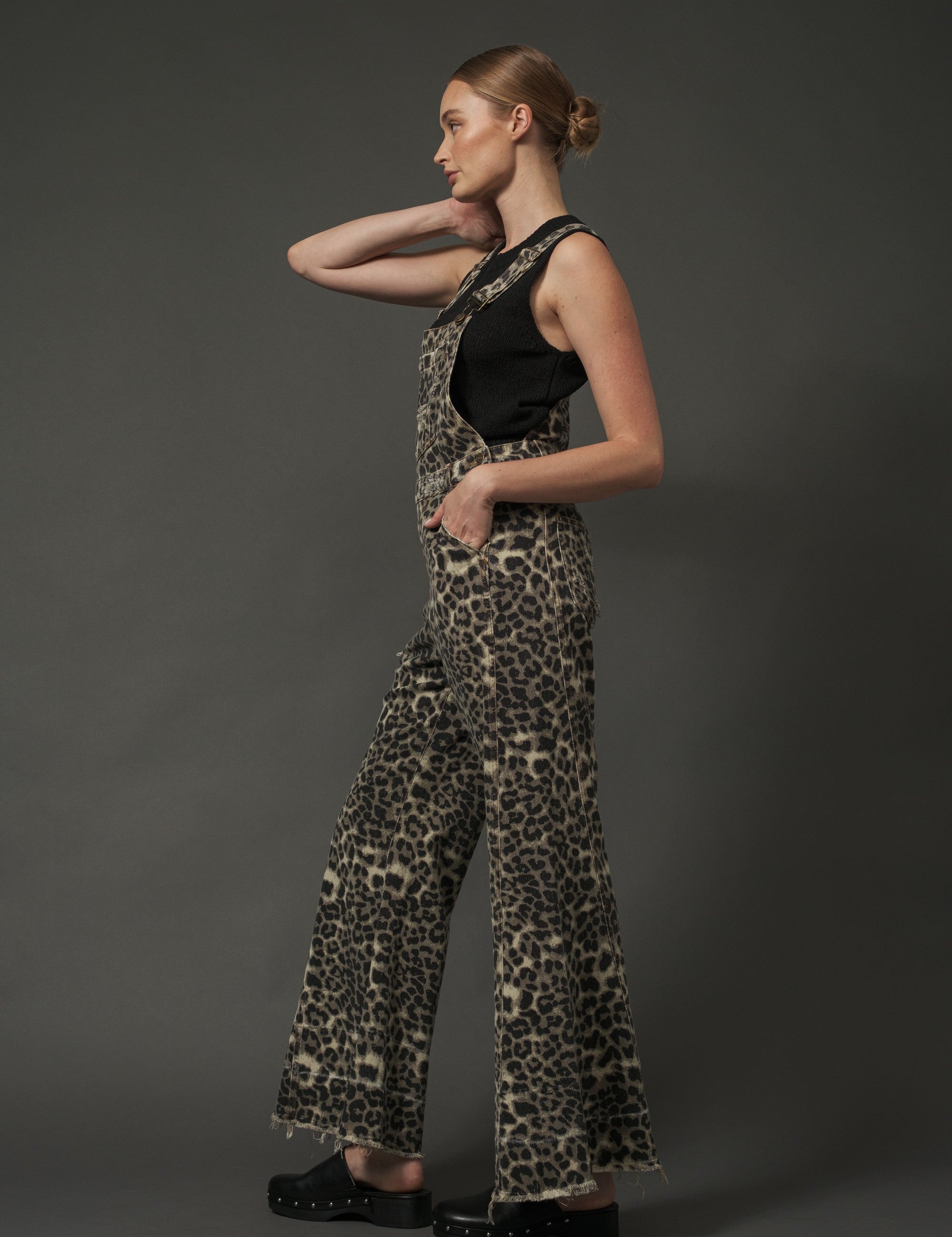 Urban Jungle Leopard Denim Overall - alldeserved.com