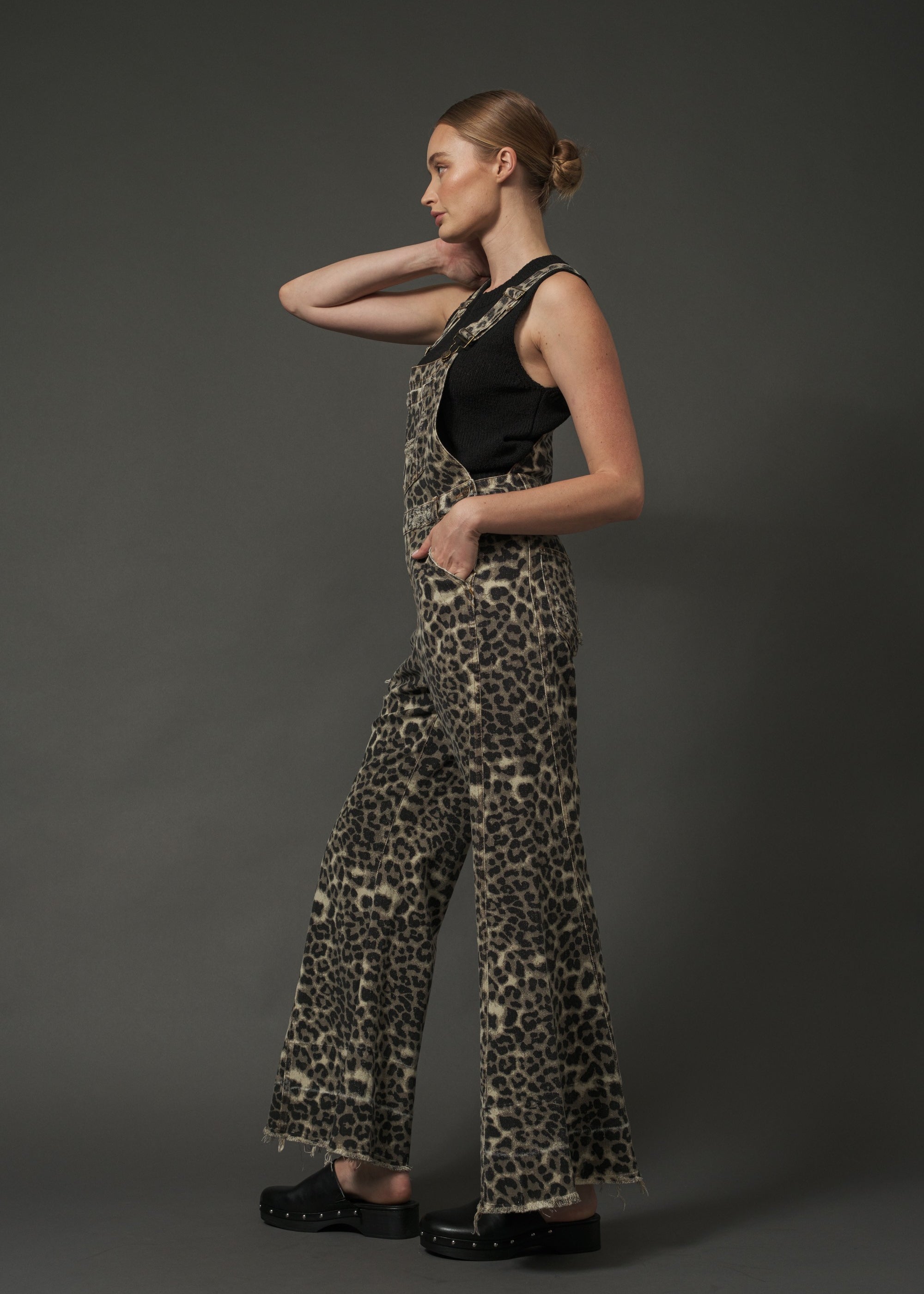 Urban Jungle Leopard Denim Overall - alldeserved.com