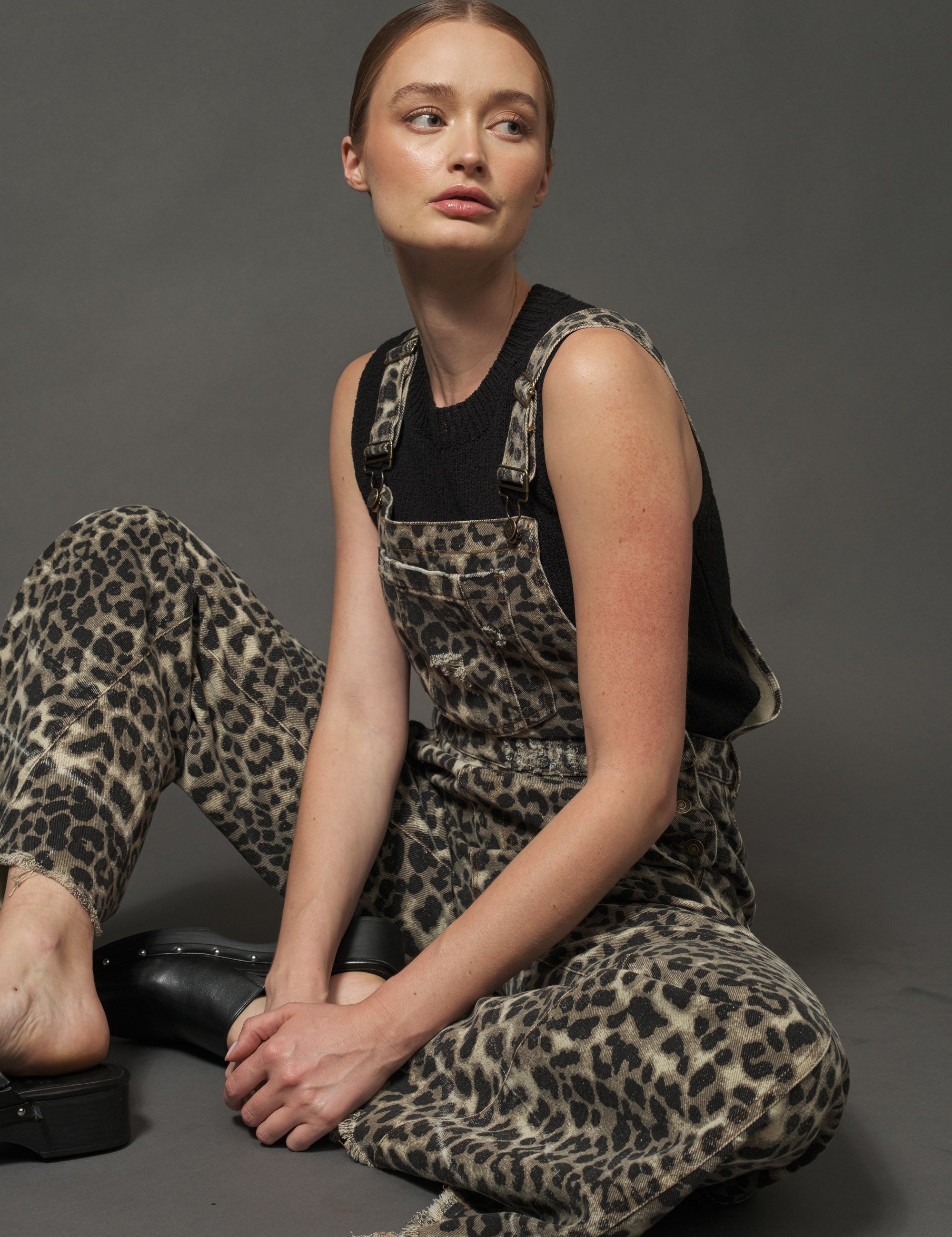 Urban Jungle Leopard Denim Overall - alldeserved.com