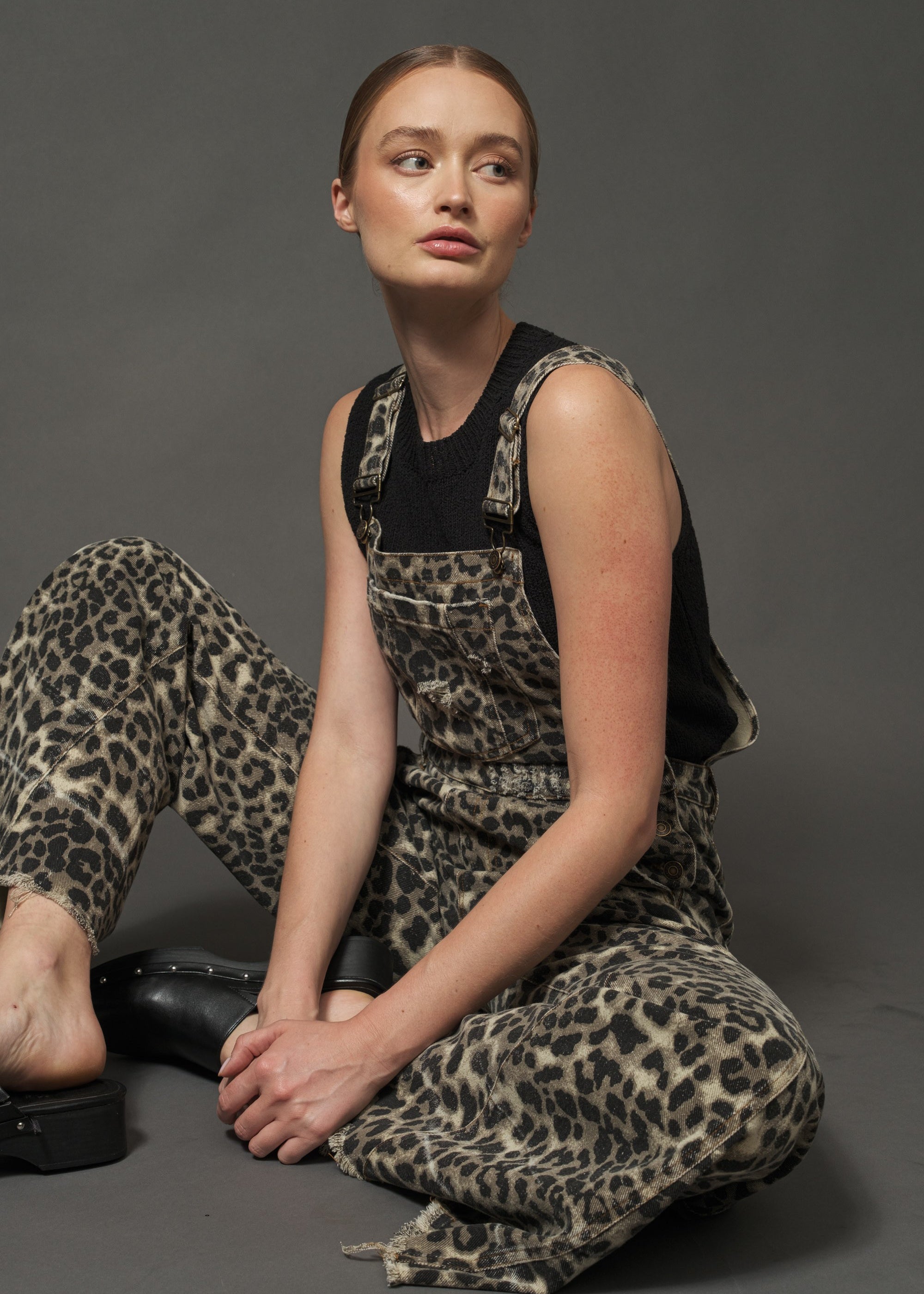 Urban Jungle Leopard Denim Overall - alldeserved.com