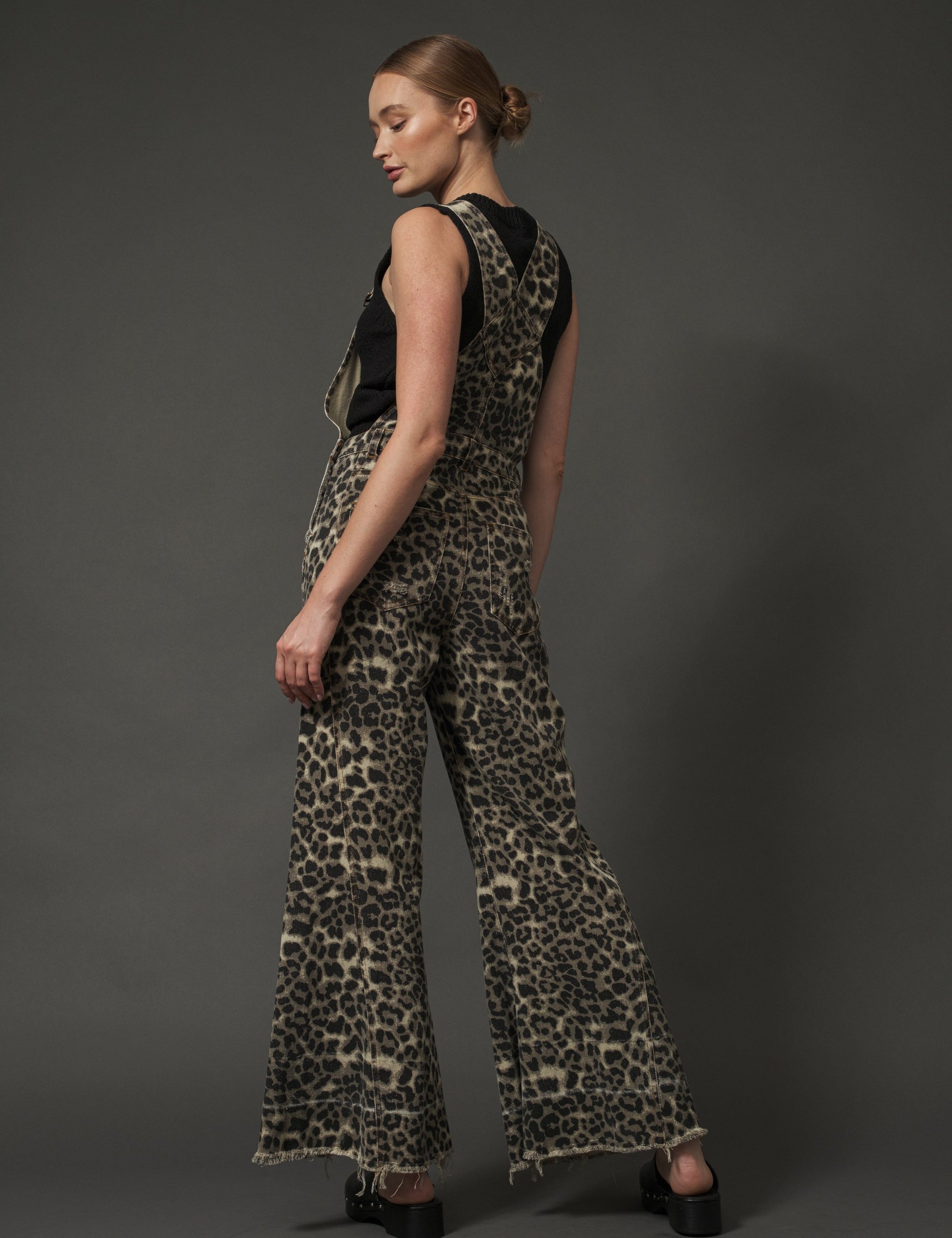 Urban Jungle Leopard Denim Overall - alldeserved.com