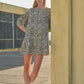 Carla Leopard Print Denim Mini Dress - alldeserved.com
