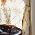 Frankie Mesh Cropped Sweater - alldeserved.com
