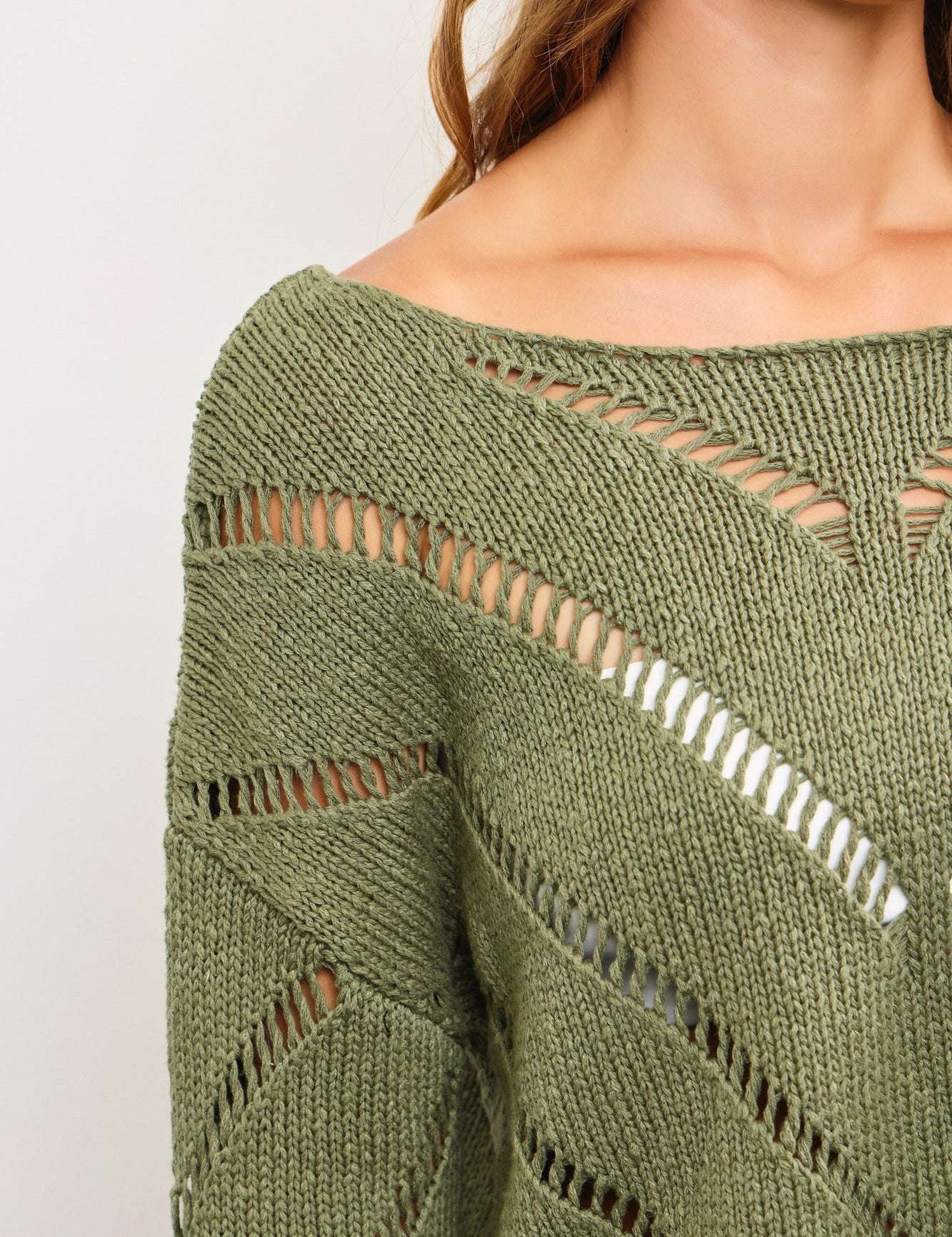 Frankie Mesh Cropped Sweater - alldeserved.com