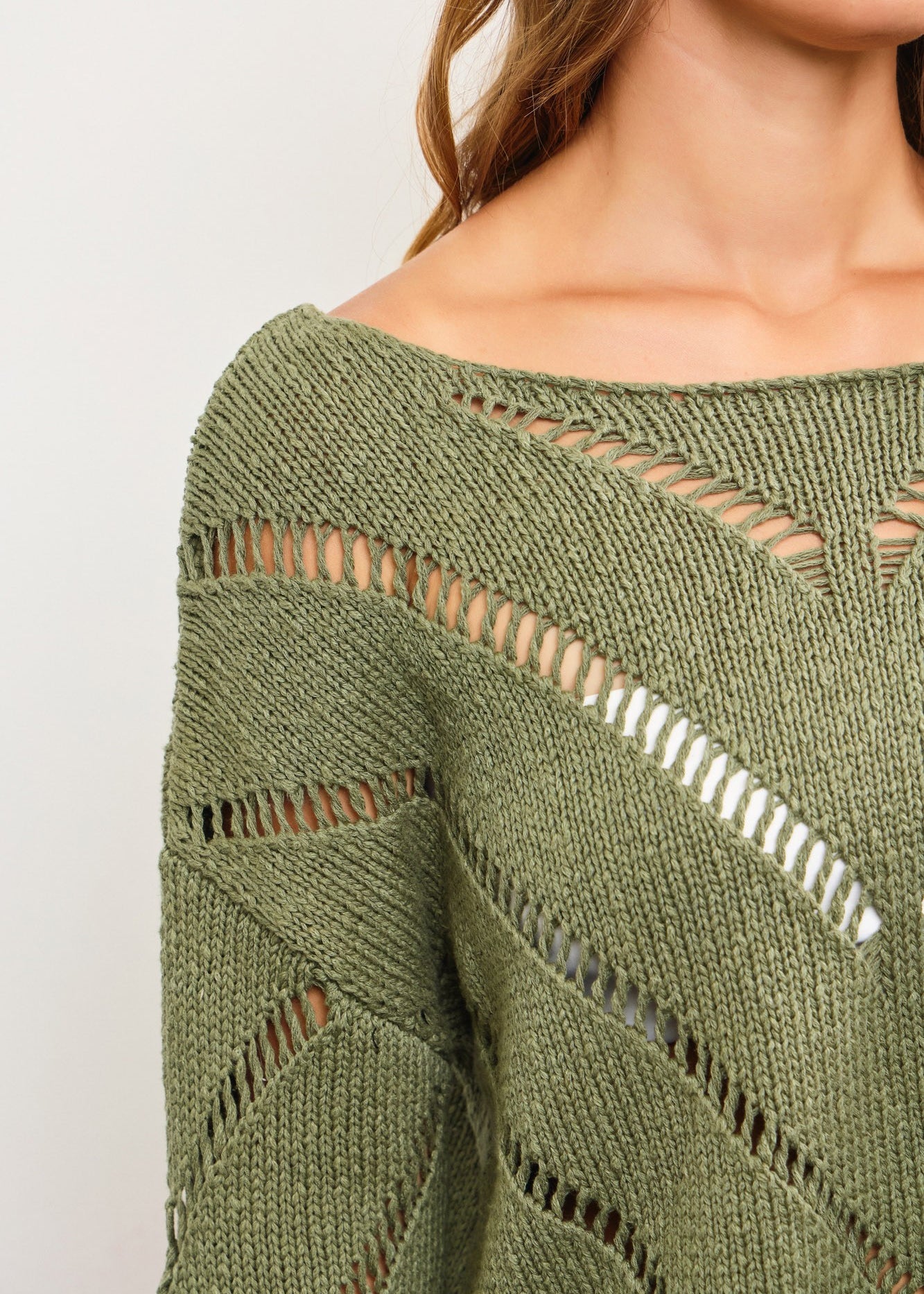 Frankie Mesh Cropped Sweater - alldeserved.com