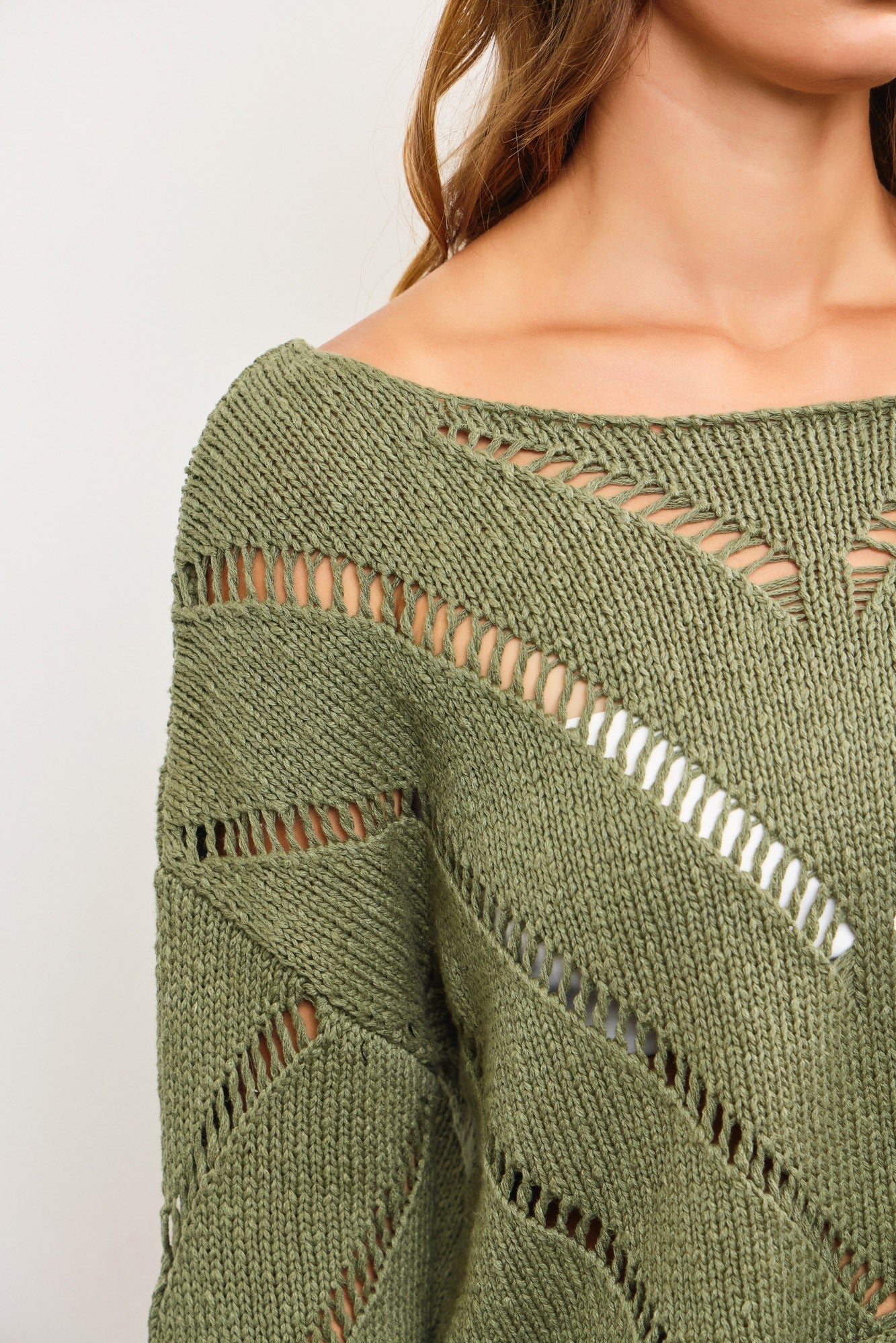 Frankie Mesh Cropped Sweater - alldeserved.com