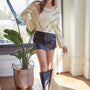 Frankie Mesh Cropped Sweater - alldeserved.com