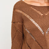 Frankie Mesh Cropped Sweater - alldeserved.com