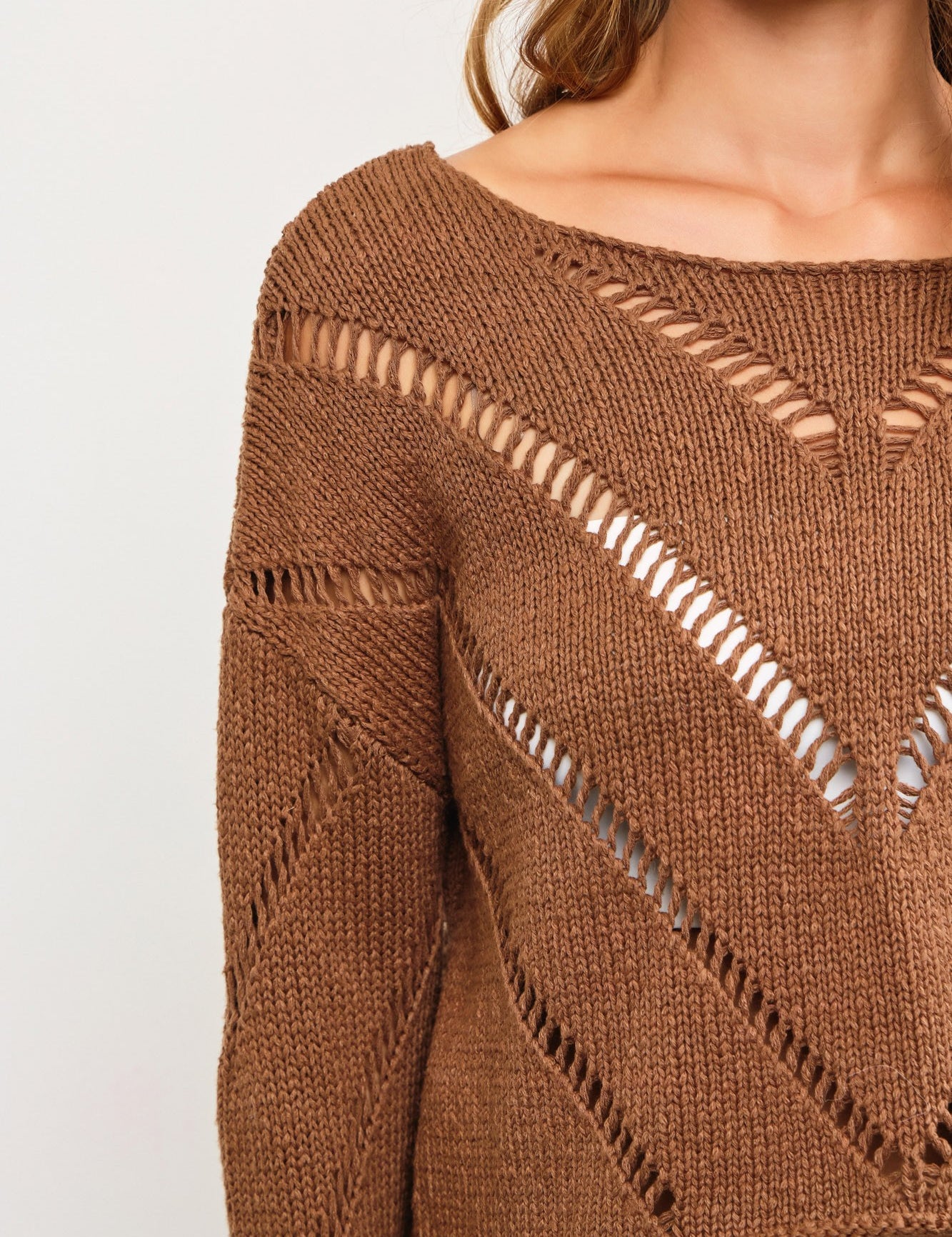 Frankie Mesh Cropped Sweater - alldeserved.com