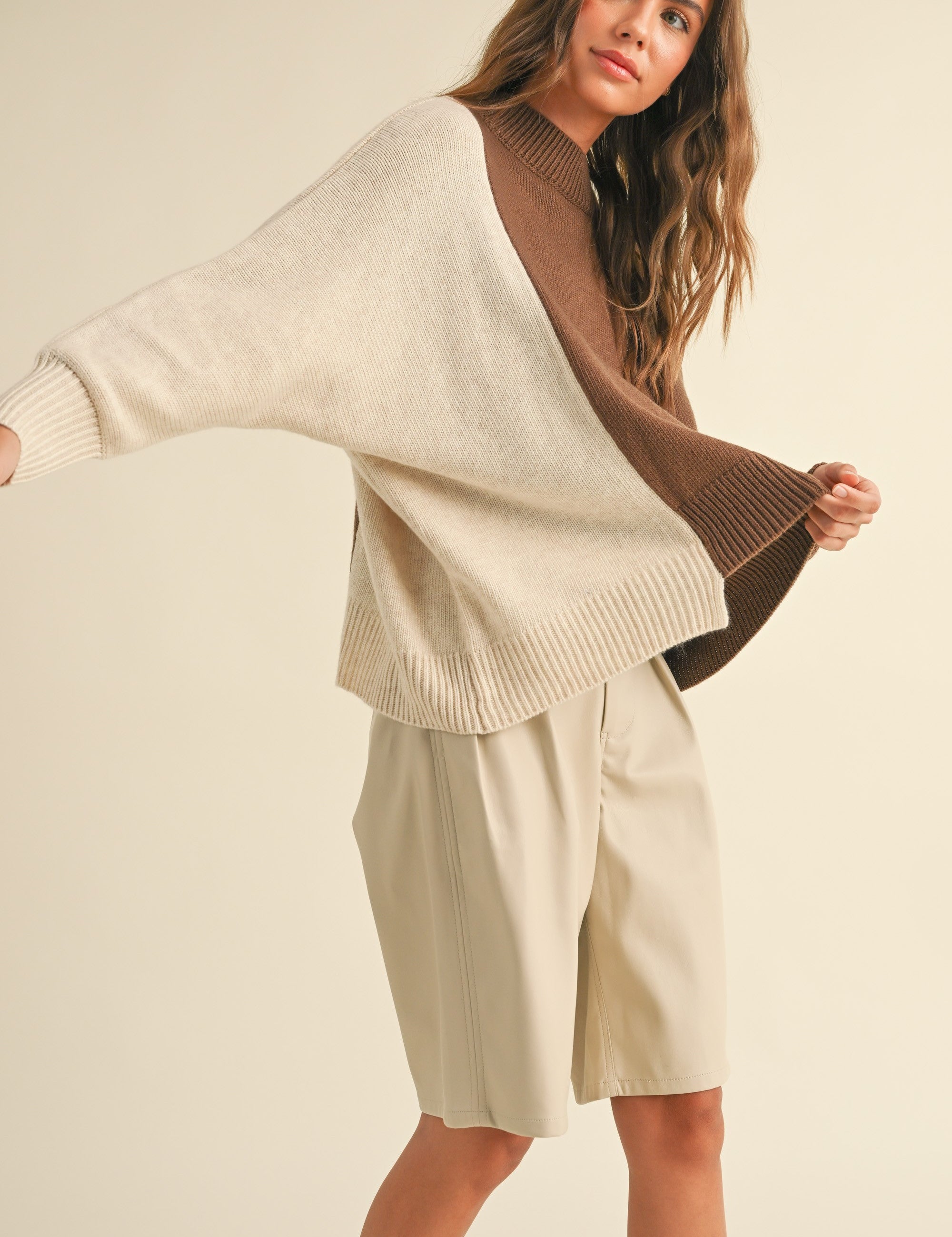 Dayton Colorblock Pullover Sweater - alldeserved.com