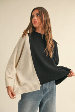 Dayton Colorblock Pullover Sweater - alldeserved.com