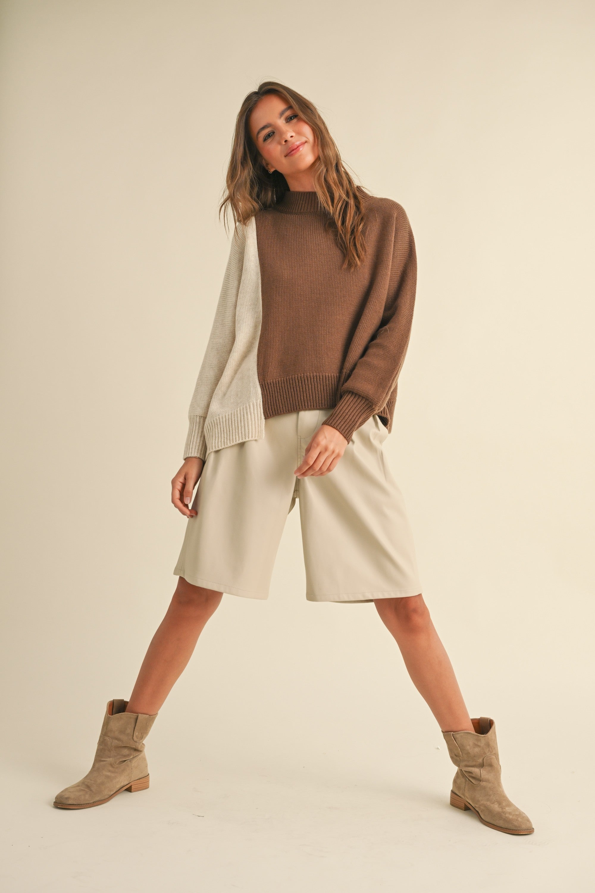 Dayton Colorblock Pullover Sweater - alldeserved.com