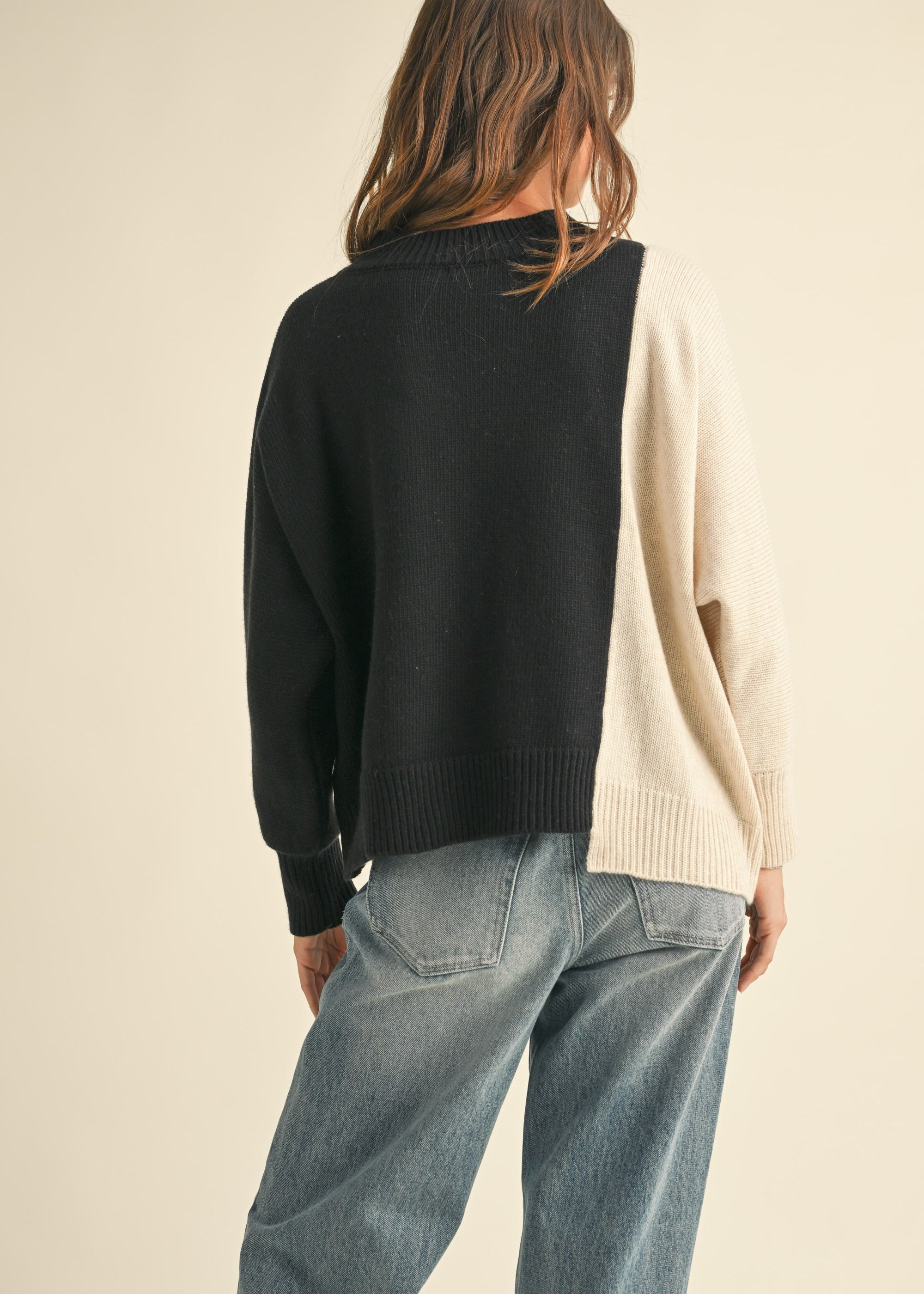 Dayton Colorblock Pullover Sweater - alldeserved.com