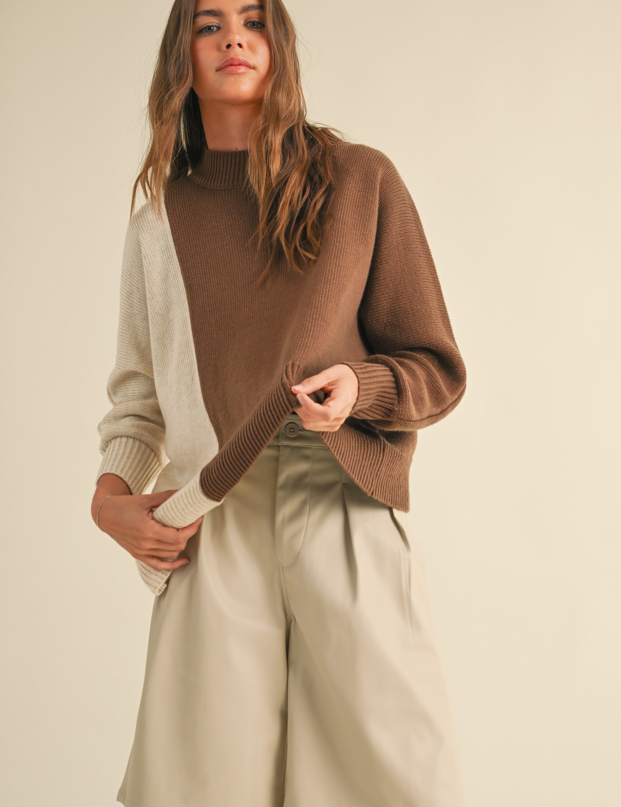 Dayton Colorblock Pullover Sweater - alldeserved.com