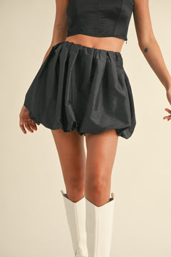 Taffeta Bubble Mini Skirt - alldeserved.com