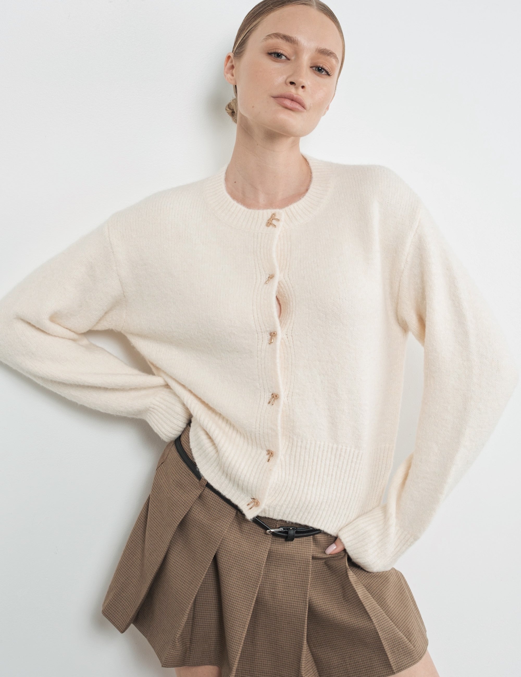 Golden Bows Cardigan - alldeserved.com