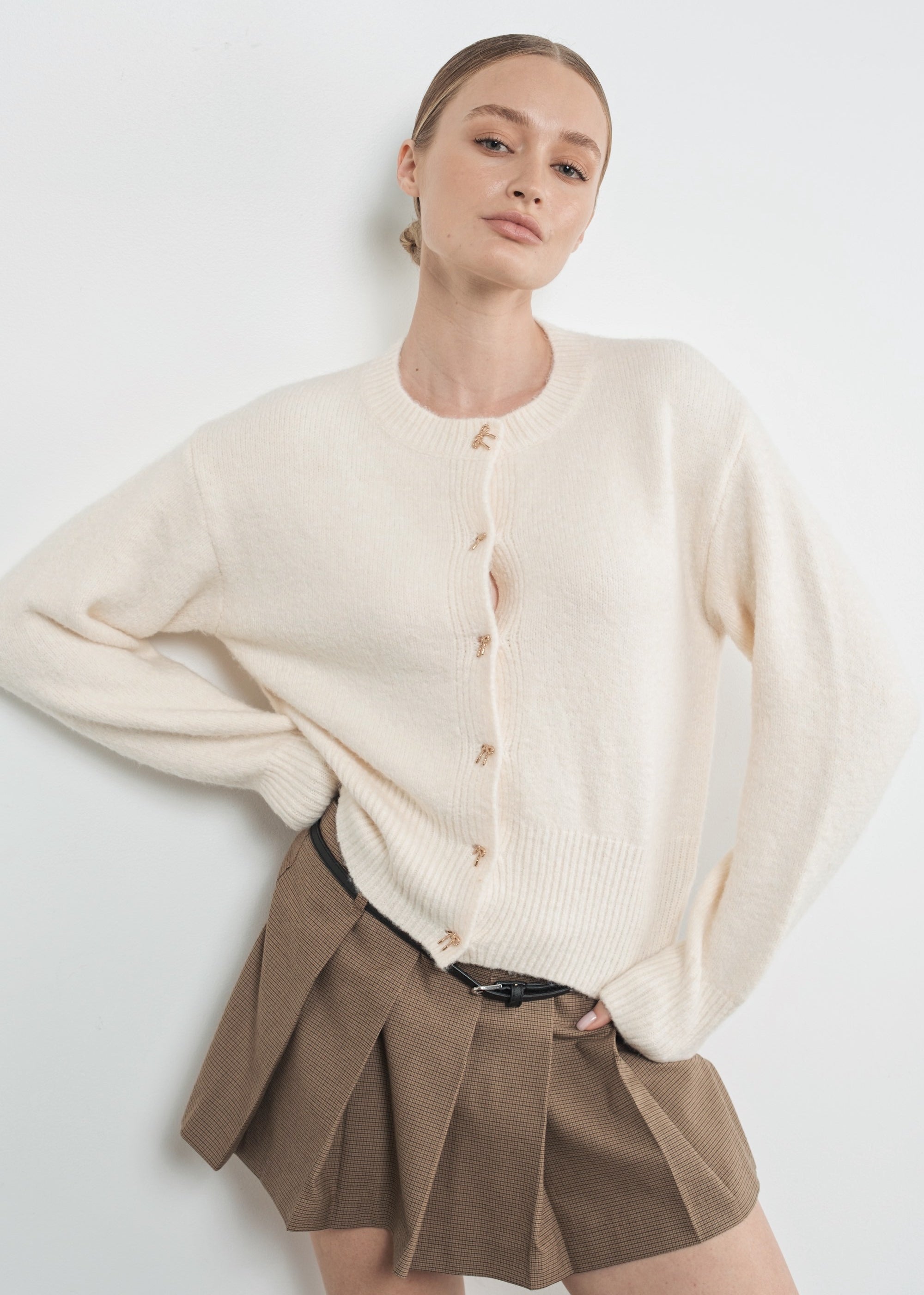 Golden Bows Cardigan - alldeserved.com