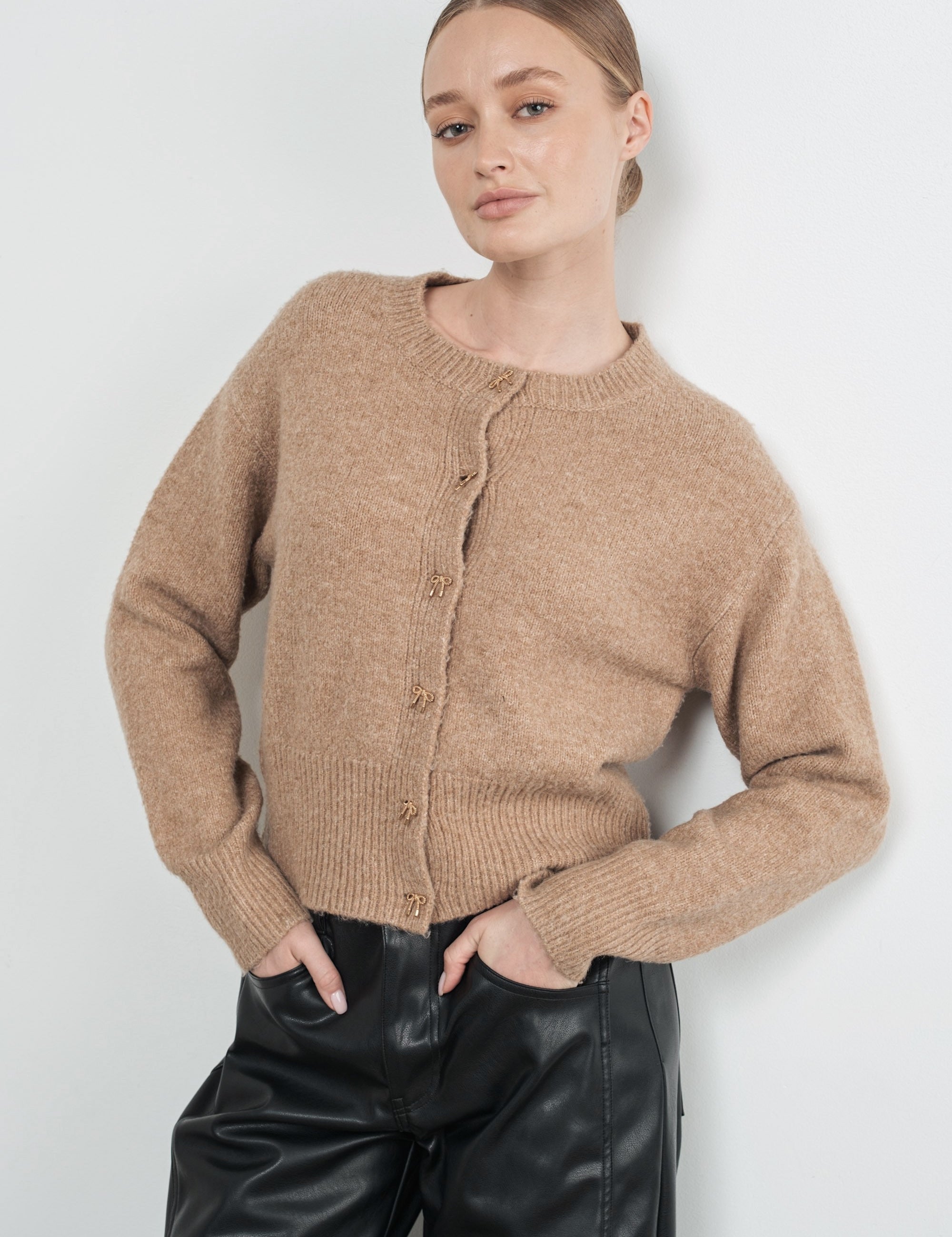 Golden Bows Cardigan - alldeserved.com