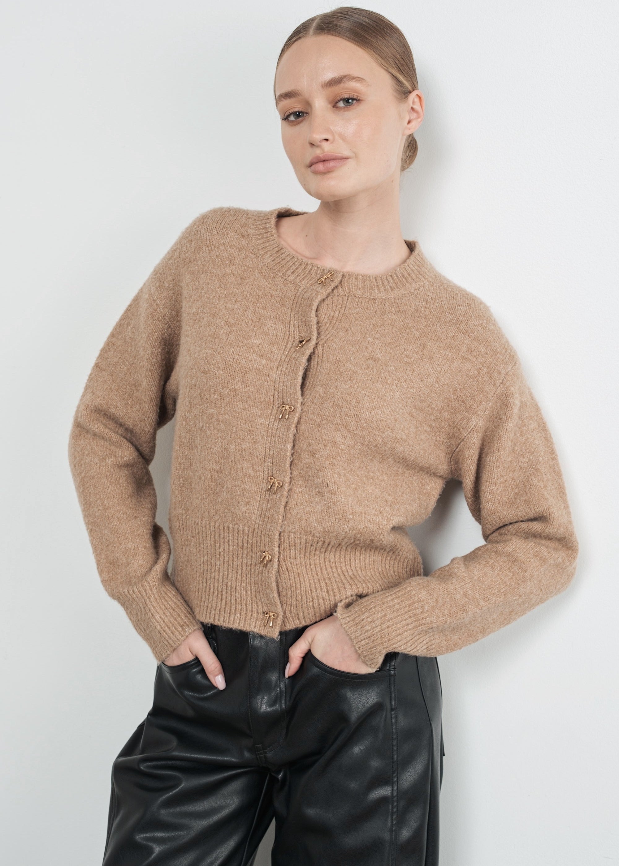 Golden Bows Cardigan - alldeserved.com