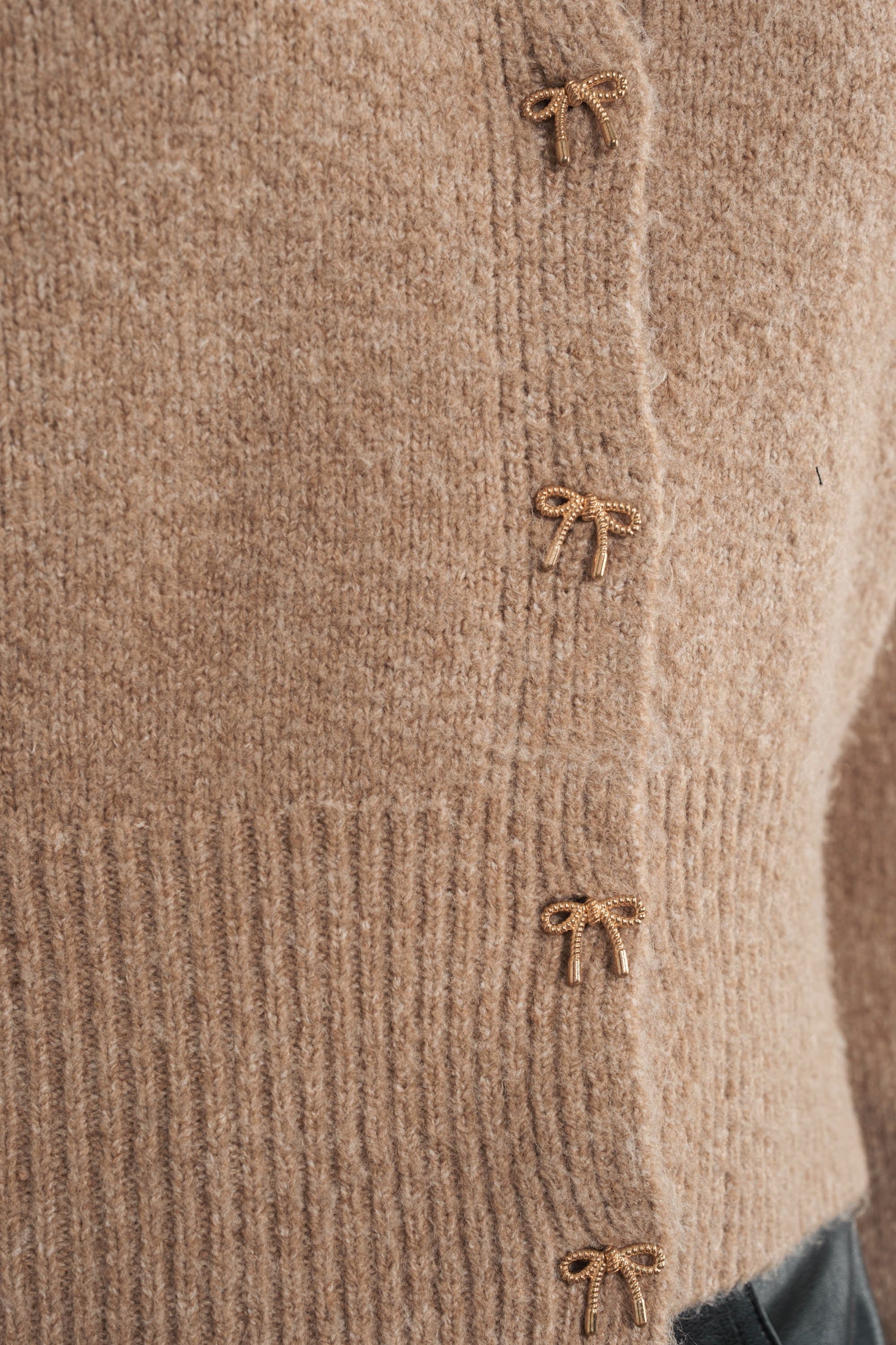 Golden Bows Cardigan - alldeserved.com