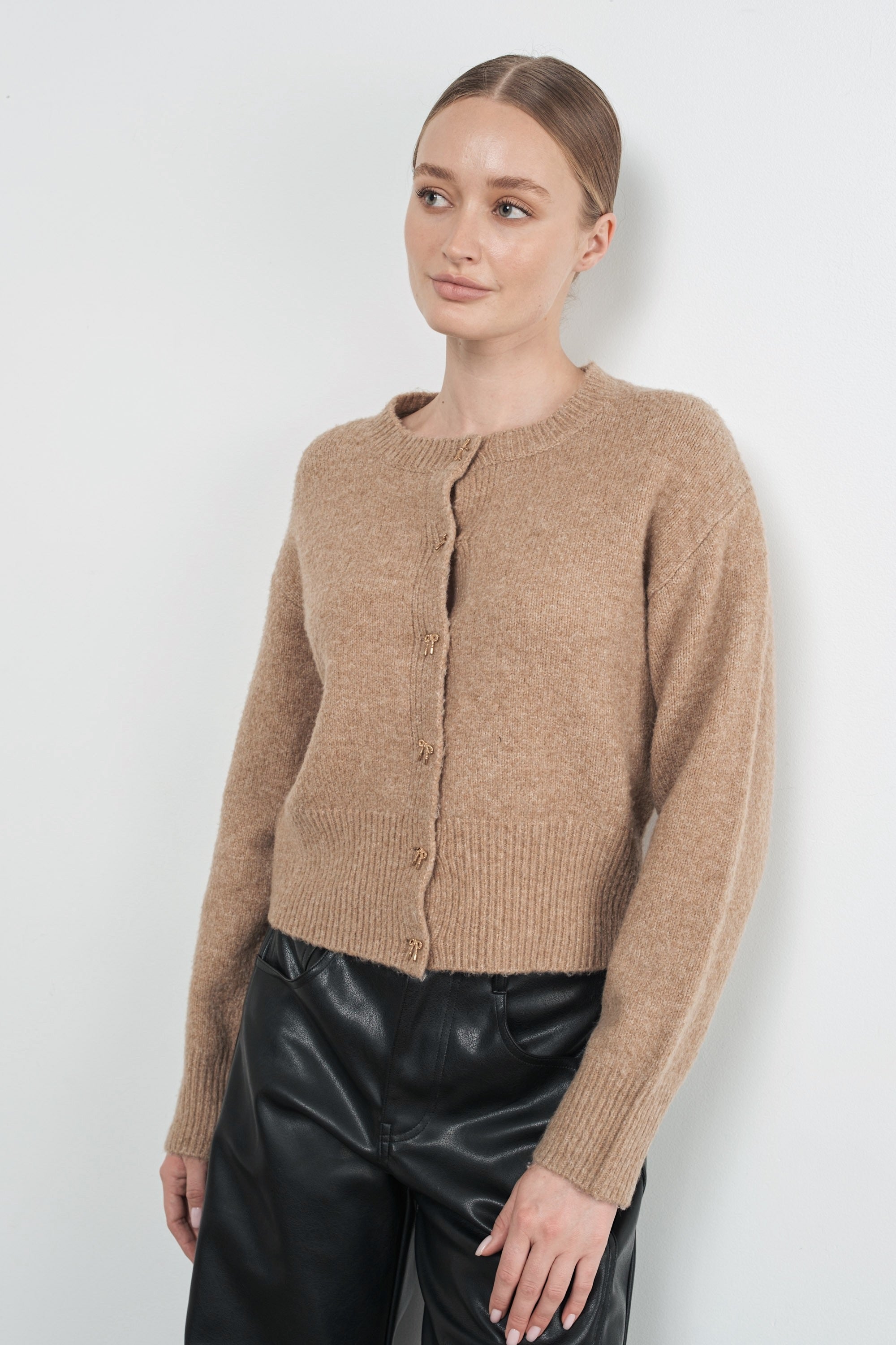 Golden Bows Cardigan - alldeserved.com