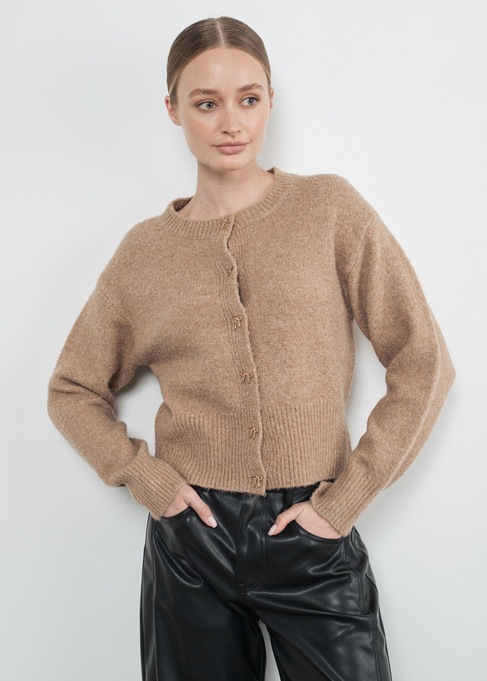 Golden Bows Cardigan - alldeserved.com