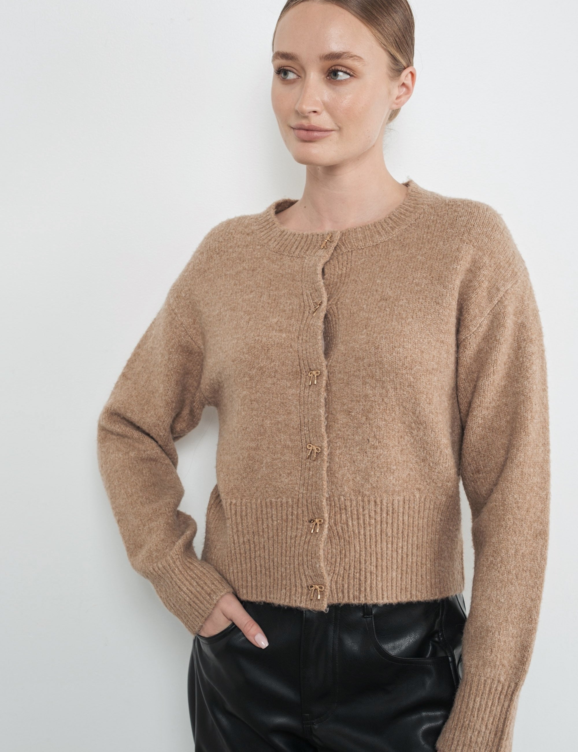 Golden Bows Cardigan - alldeserved.com
