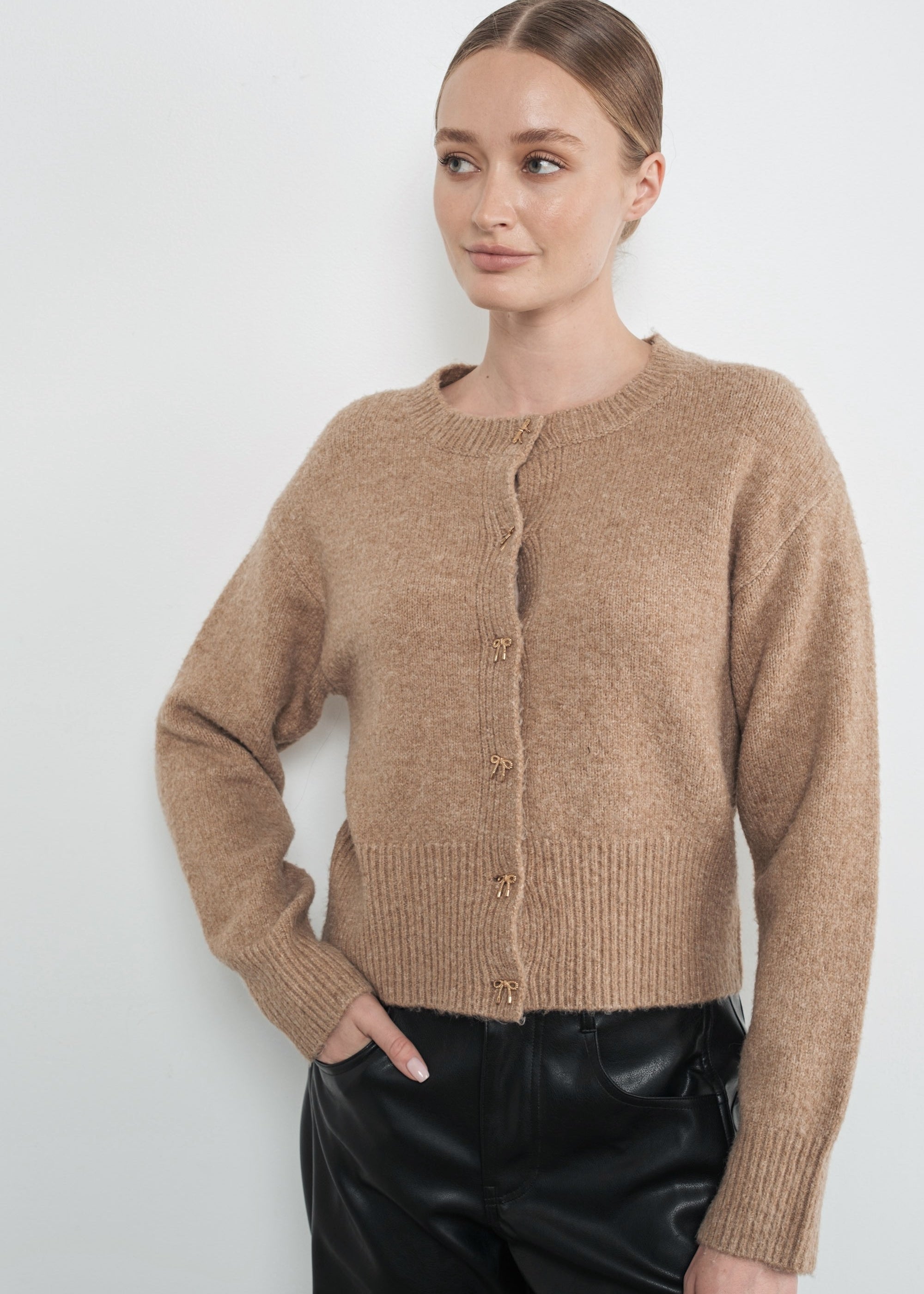 Golden Bows Cardigan - alldeserved.com