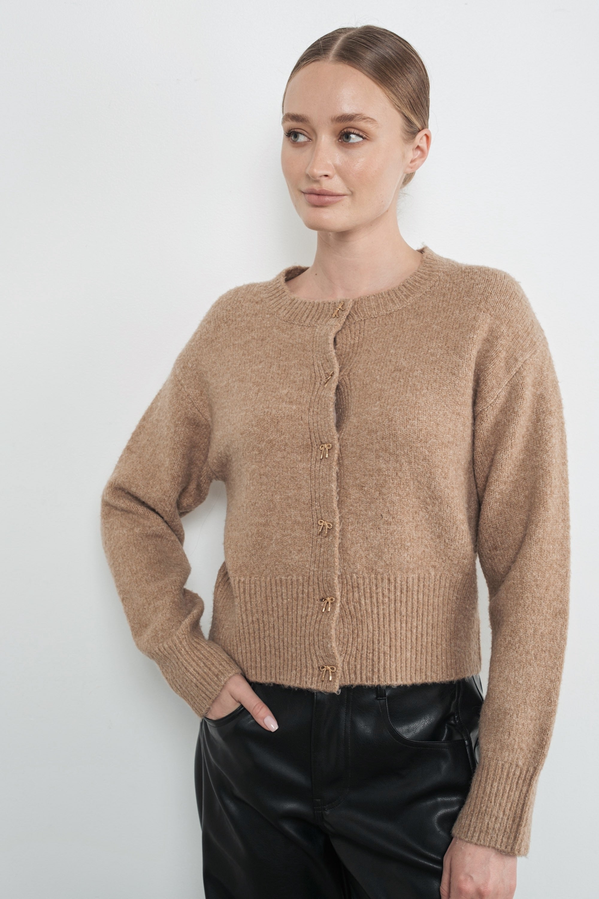 Golden Bows Cardigan - alldeserved.com