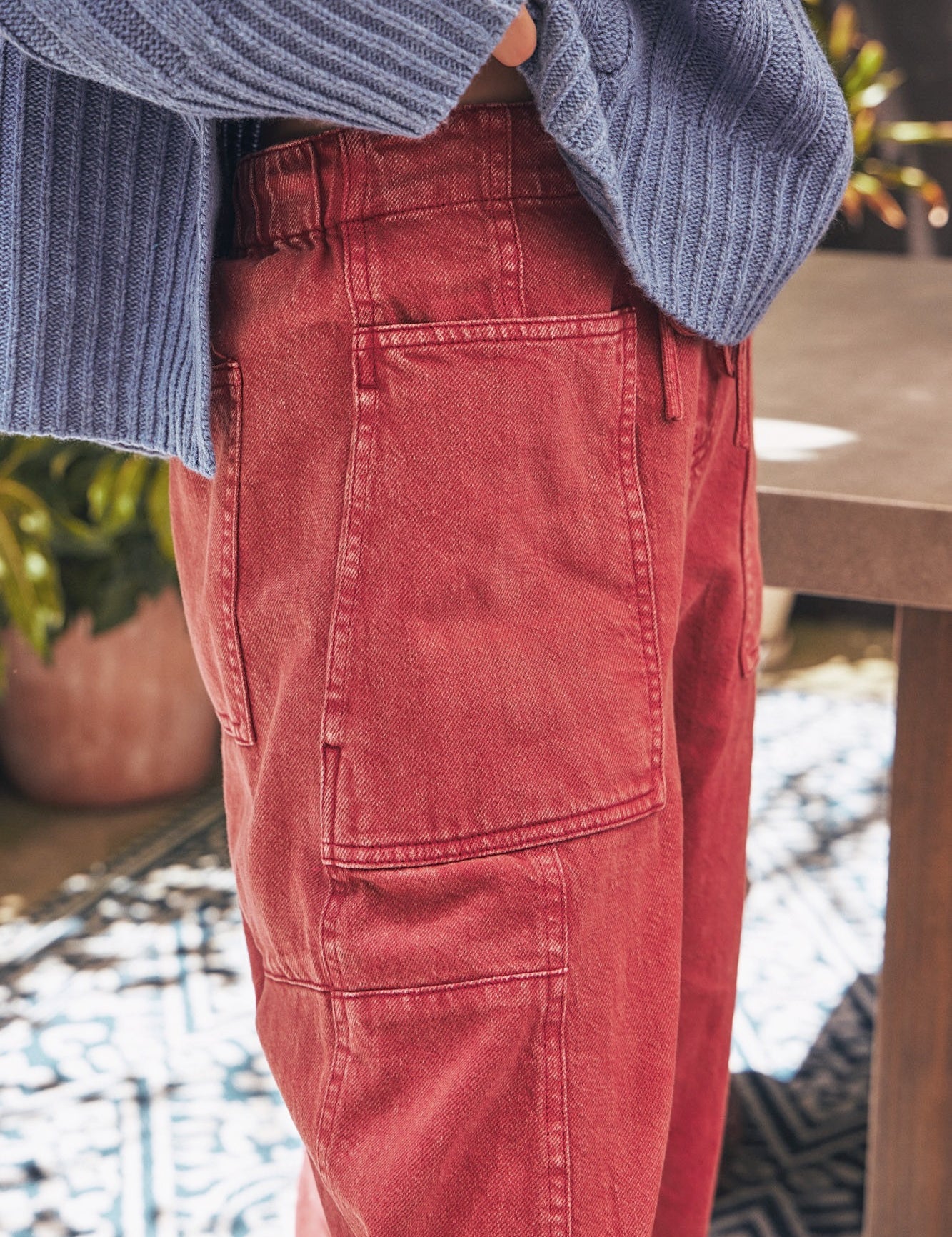 Moxie Washed Barrel Pull-On Pants - alldeserved.com