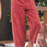 Moxie Washed Barrel Pull-On Pants - alldeserved.com