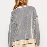 Picnic Striped Button Down Cardigan - alldeserved.com